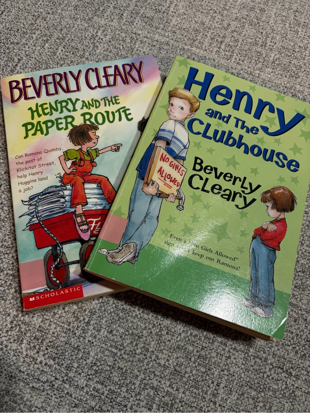 Henry books by Beverly Cleary